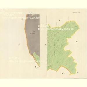Horniemtsch - m0805-1-010 - Kaiserpflichtexemplar der Landkarten des stabilen Katasters