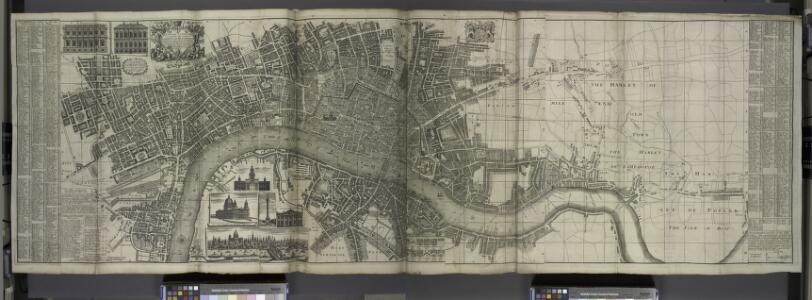 London surveyed or a new map of the cities of London and Westminster and the borough of Southwark. ...