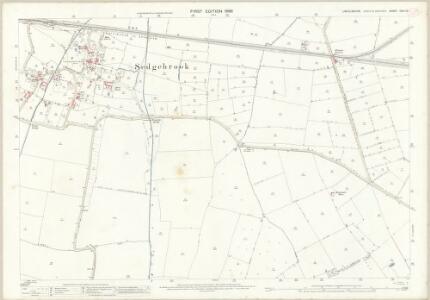 Lincolnshire CXIII.10 (includes: Barrowby; Sedgebrook) - 25 Inch Map
