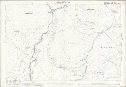 Cheshire XLIV.8 (includes: Hartington Upper Quarter; Quarnford; Wildboarclough) - 25 Inch Map