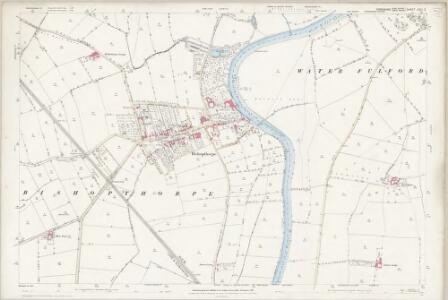 Yorkshire CXCI.2 (includes: Acaster Malbis; Bishopthorpe; Fulford; Naburn; York) - 25 Inch Map