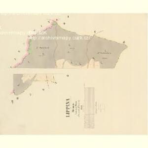 Lippina - c4107-1-001 - Kaiserpflichtexemplar der Landkarten des stabilen Katasters