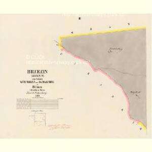 Brzezin - c0586-1-003 - Kaiserpflichtexemplar der Landkarten des stabilen Katasters