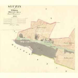 Sluzin - m2790-1-001 - Kaiserpflichtexemplar der Landkarten des stabilen Katasters