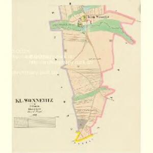 Klein Wonnetitz - c0355-1-002 - Kaiserpflichtexemplar der Landkarten des stabilen Katasters