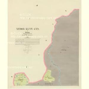 Nieder-Klein-Aupa - c1338-1-002 - Kaiserpflichtexemplar der Landkarten des stabilen Katasters