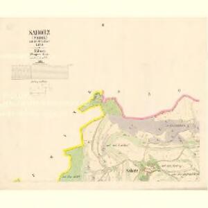 Sahorz (Zahoř) - c9064-1-002 - Kaiserpflichtexemplar der Landkarten des stabilen Katasters