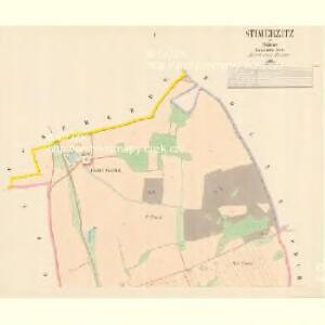 Stiměrzitz - c9231-1-001 - Kaiserpflichtexemplar der Landkarten des stabilen Katasters