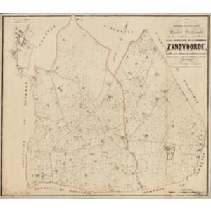 Plan parcellaire de la commune de Zandvoorde : avec les mutations