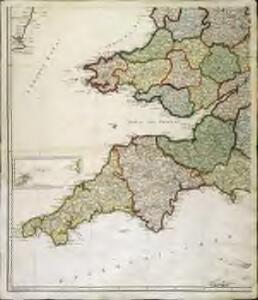 Karte von England und Wallis, 3