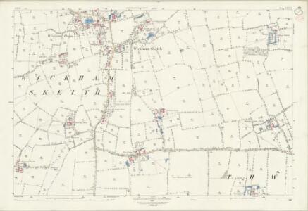 Suffolk XXXVI.13 (includes: Mendlesham; Stoke Ash; Thwaite; Wickham Skeith) - 25 Inch Map
