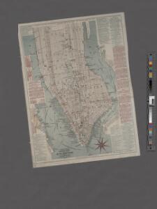 Citizens and Travelers' Guide map in, to, and from the City of New York and adjacent places.