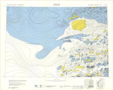 Geologiske kart 121-G: Kart med magnetisk totalfelt. Måløy