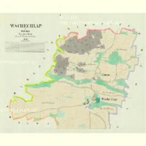 Wschechlap - c8886-1-001 - Kaiserpflichtexemplar der Landkarten des stabilen Katasters