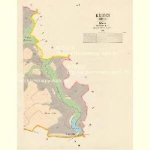 Křidei (Křida) - c3644-1-002 - Kaiserpflichtexemplar der Landkarten des stabilen Katasters