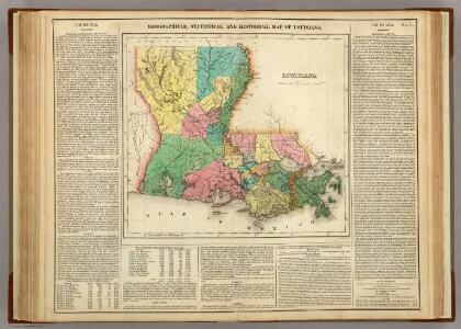 Map Of Louisiana.