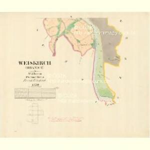 Weiskirch (Hranice) - m0899-1-010 - Kaiserpflichtexemplar der Landkarten des stabilen Katasters