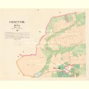 Chausnik - c2617-1-001 - Kaiserpflichtexemplar der Landkarten des stabilen Katasters