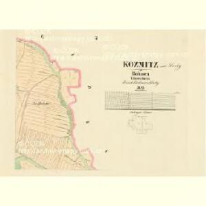 Kozmitz - c3462-1-003 - Kaiserpflichtexemplar der Landkarten des stabilen Katasters