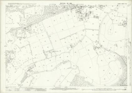 Surrey XII.13 (includes: Cobham; Esher; Walton Upon Thames) - 25 Inch Map