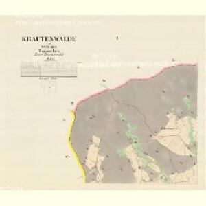 Krautenwalde - m3124-2-001 - Kaiserpflichtexemplar der Landkarten des stabilen Katasters