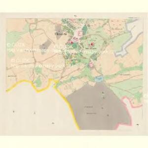Chlumetz (Chlumec) - c8965-1-004 - Kaiserpflichtexemplar der Landkarten des stabilen Katasters