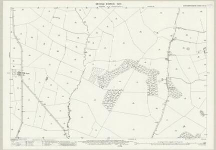 Northamptonshire XXX.3 (includes: Cottesbrooke; Haselbech; Naseby) - 25 Inch Map