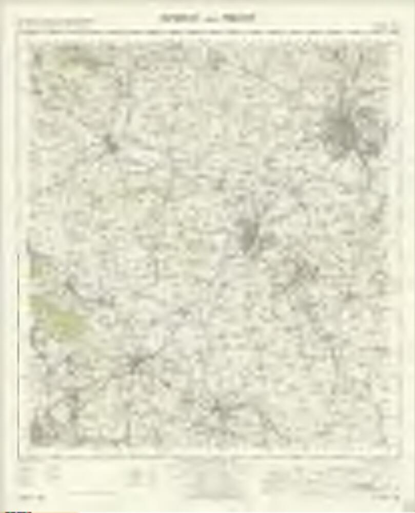 Alte OS Landkarte Burton on Trent South 1882 1900-Staffordshire Blatt 40.16 