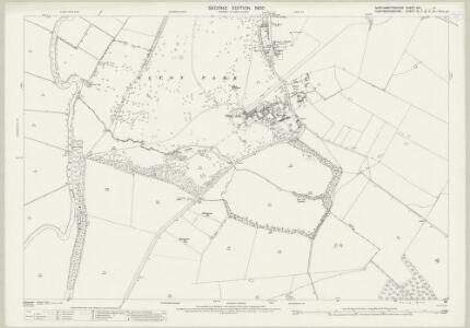 Northamptonshire XIII.11 (includes: Elton; Fotheringhay; Warmington) - 25 Inch Map