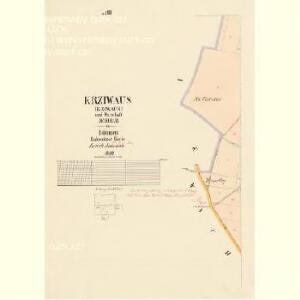 Krziwaus (Křiwaus) - c3660-1-004 - Kaiserpflichtexemplar der Landkarten des stabilen Katasters