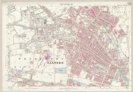 Lancashire CIV.5 (includes: Salford) - 25 Inch Map