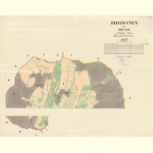 Hodonin - m0742-1-001 - Kaiserpflichtexemplar der Landkarten des stabilen Katasters