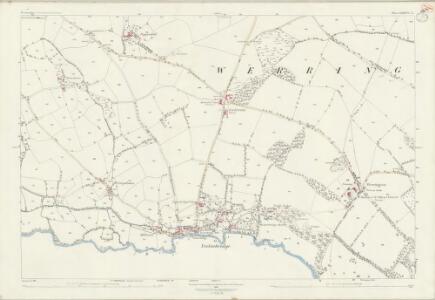 Devon LXXXVI.5 (includes: St Stephens By Launceston Rural; Werrington) - 25 Inch Map