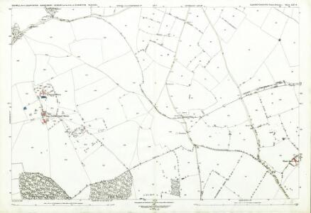 Gloucestershire LXV.6 (includes: Boxwell With Leighterton; Didmarton; Hawkesbury) - 25 Inch Map