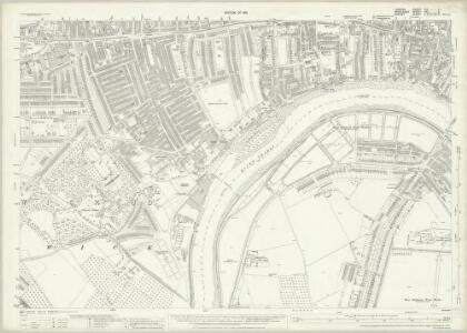London (1915- Numbered sheets) VIII.2 (includes: Barnes; Chiswick St Nicholas; Hammersmith) - 25 Inch Map