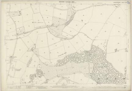 Worcestershire XLII.6 (includes: Church Lench; Cropthorne; Fladbury; Hill and Moor; Norton and Lenchwick) - 25 Inch Map
