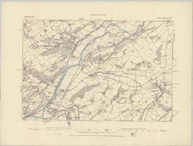 Montgomeryshire XXXVI.SE - OS Six-Inch Map