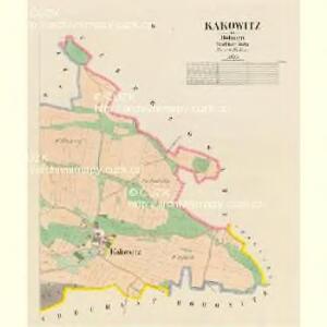 Kakowitz - c2977-1-002 - Kaiserpflichtexemplar der Landkarten des stabilen Katasters