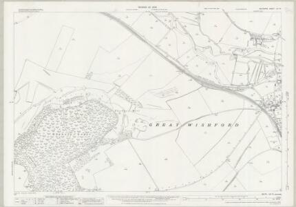 Wiltshire LIX.16 (includes: Barford St Martin; Great Wishford; South Newton; Steeple Langford) - 25 Inch Map
