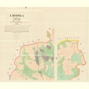 Lhotka - m1539-1-002 - Kaiserpflichtexemplar der Landkarten des stabilen Katasters