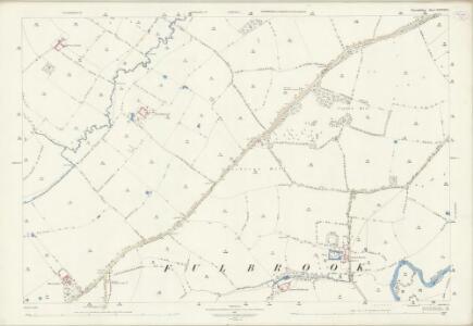 Warwickshire XXXVIII.8 (includes: Barford; Fulbrook; Sherbourne; Snitterfield) - 25 Inch Map