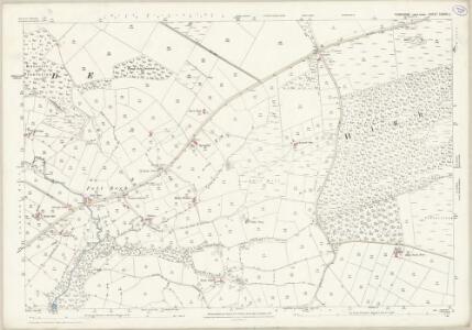 Yorkshire CXXXVI.2 (includes: Eavestone; Hartwith Cum Winsley; High And Low Bishopside; Sawley; Warsill) - 25 Inch Map