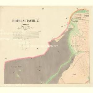 Rothrzetschitz - c0922-1-002 - Kaiserpflichtexemplar der Landkarten des stabilen Katasters