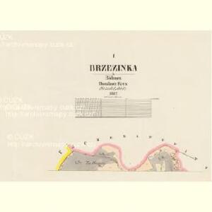 Brzezinka - c0583-1-001 - Kaiserpflichtexemplar der Landkarten des stabilen Katasters