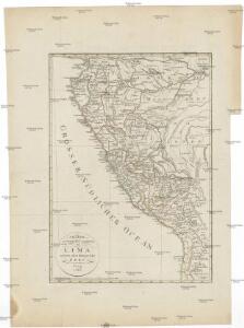 Charte der Provinz oder Audiencia von Lima oder des alten Königreichs Peru