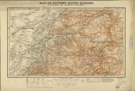 Map of the country round Mukden ... January, 1905