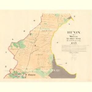 Hunin - m3229-1-002 - Kaiserpflichtexemplar der Landkarten des stabilen Katasters