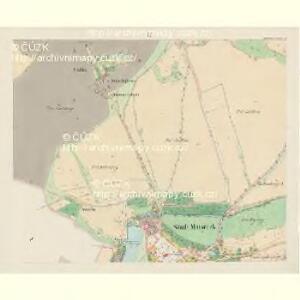 Mnischek (Mnissek) - c4787-1-006 - Kaiserpflichtexemplar der Landkarten des stabilen Katasters