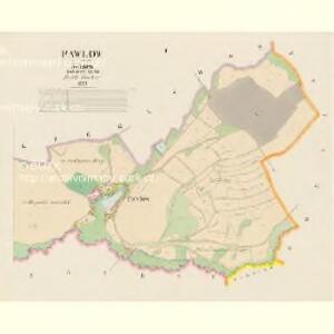 Pawlow - c5664-1-002 - Kaiserpflichtexemplar der Landkarten des stabilen Katasters