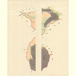 Hlubocki - m0721-1-003 - Kaiserpflichtexemplar der Landkarten des stabilen Katasters